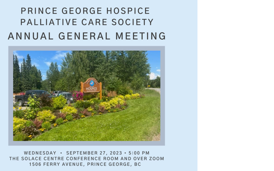 PG Hospice Palliative Care Society 2023 AGM